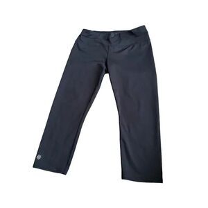 Athleta black crop leggings 